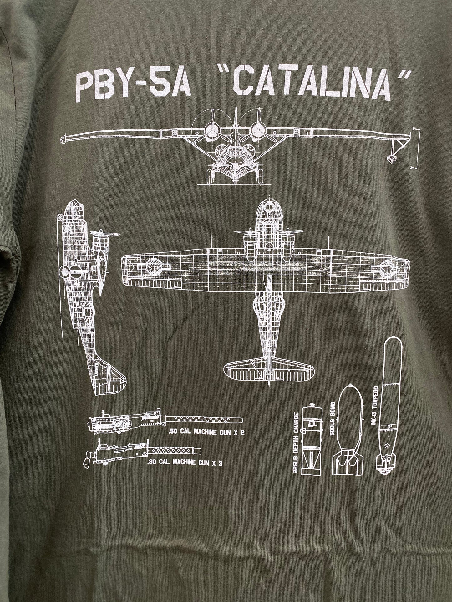 Green Long Sleeve Schematic Shirt