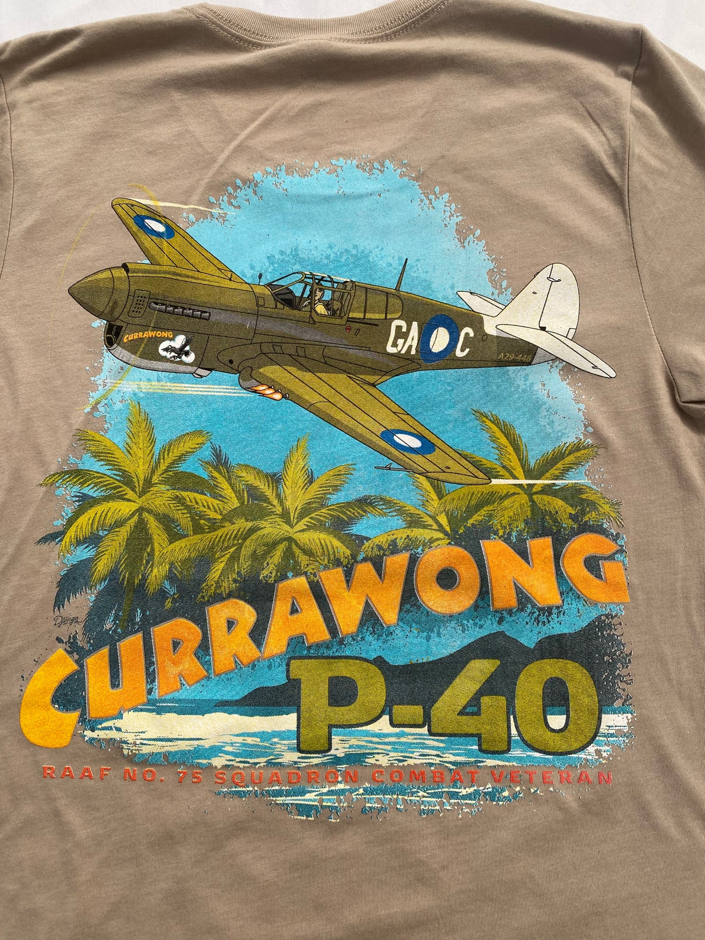 P40 Currawong Tan Shirt