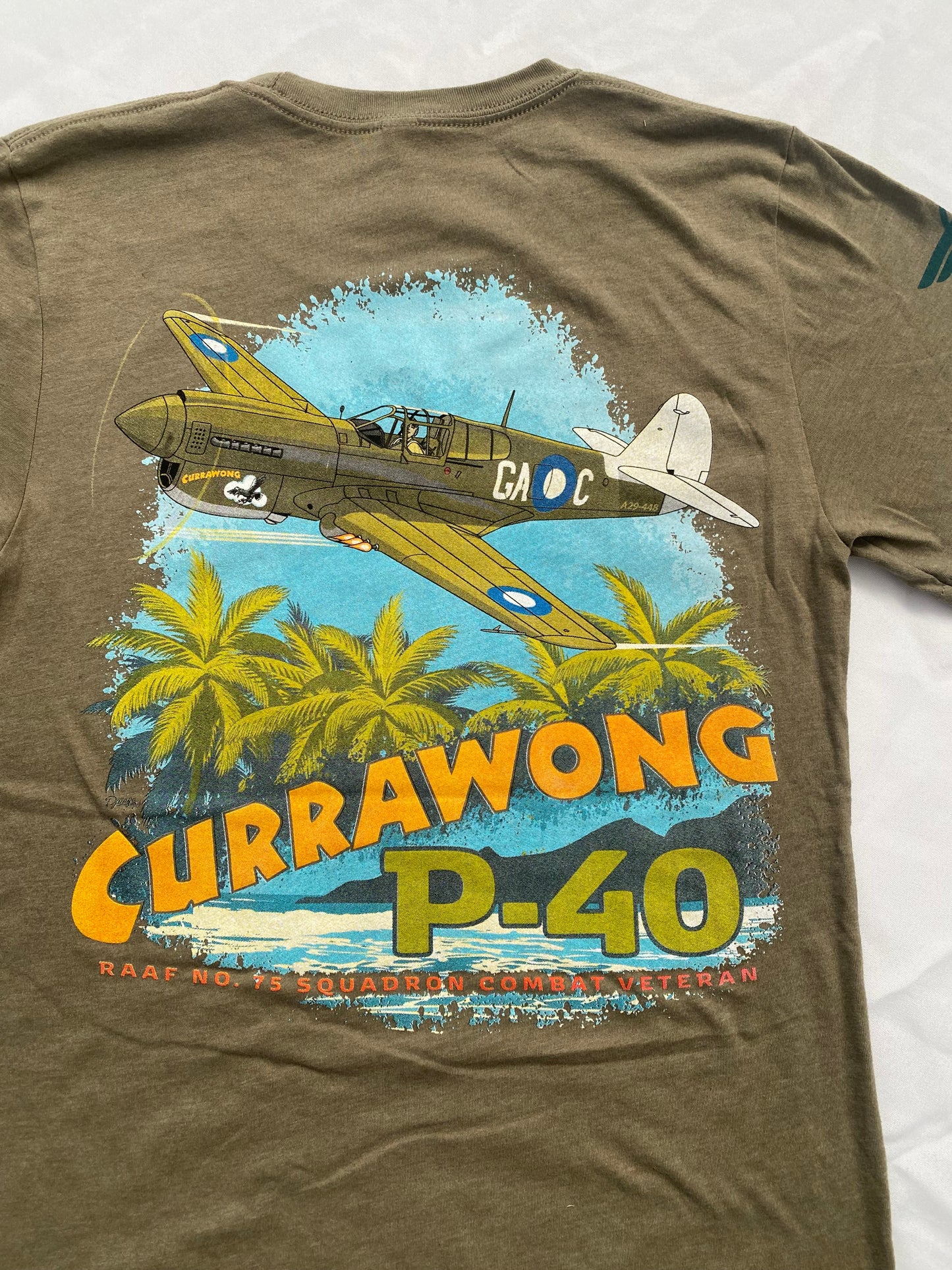 P40 Currawong Green Shirt