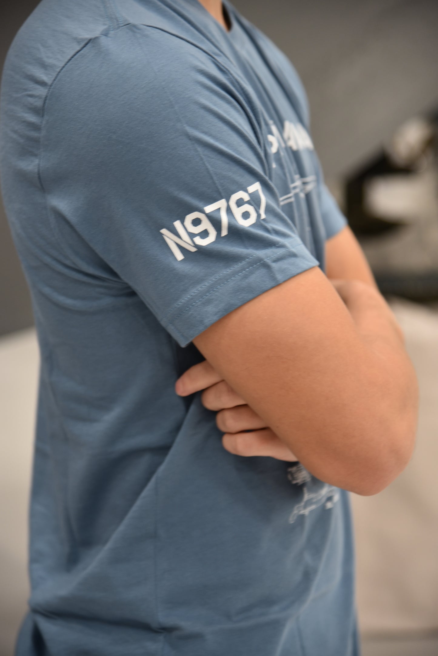 Blue Schematic Shirt