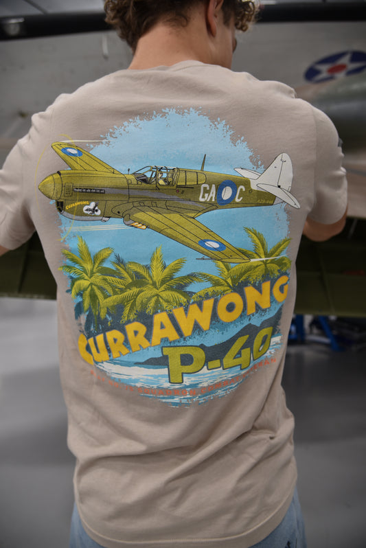 P40 Currawong Tan Shirt