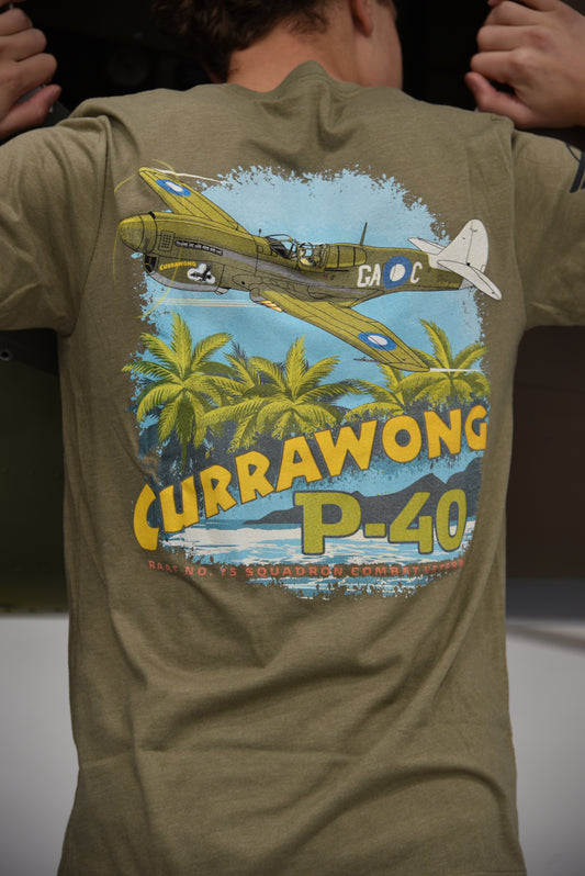 P40 Currawong Green Shirt