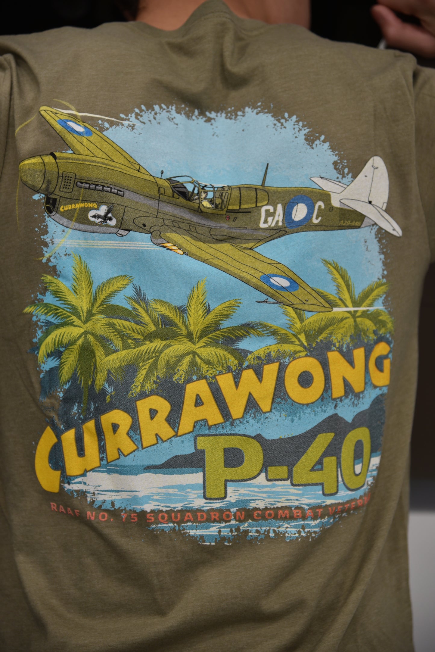 P40 Currawong Green Shirt