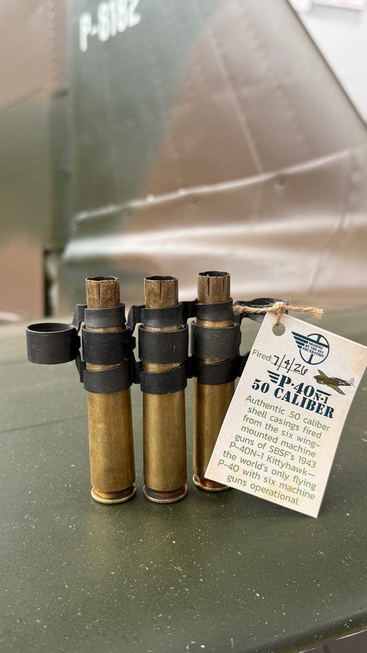 P40 Fired .50 Cal Shell casings